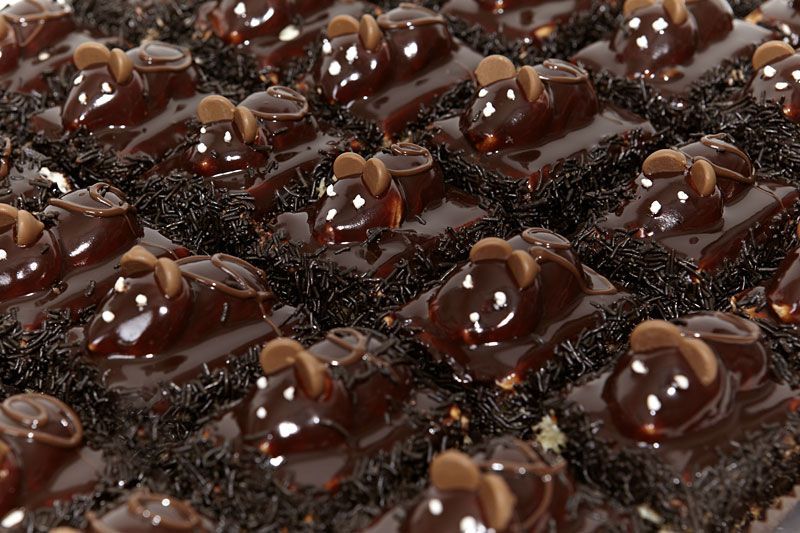 Mini Maustörtchen mit Vanillefüllung