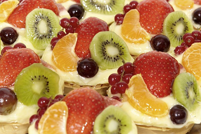 Tarta Törtchen mit Frucht