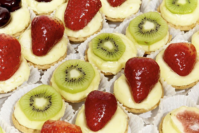 Vanille Törtchen mit Fruchttopping