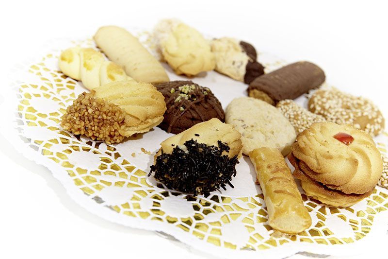 Verschiedene Gebäcksorten