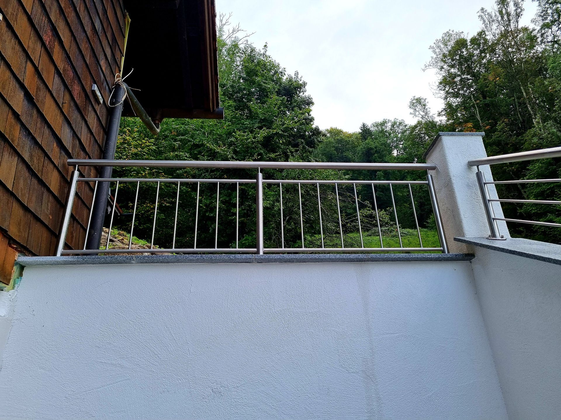 Balkon Geländer aus Edelstahl