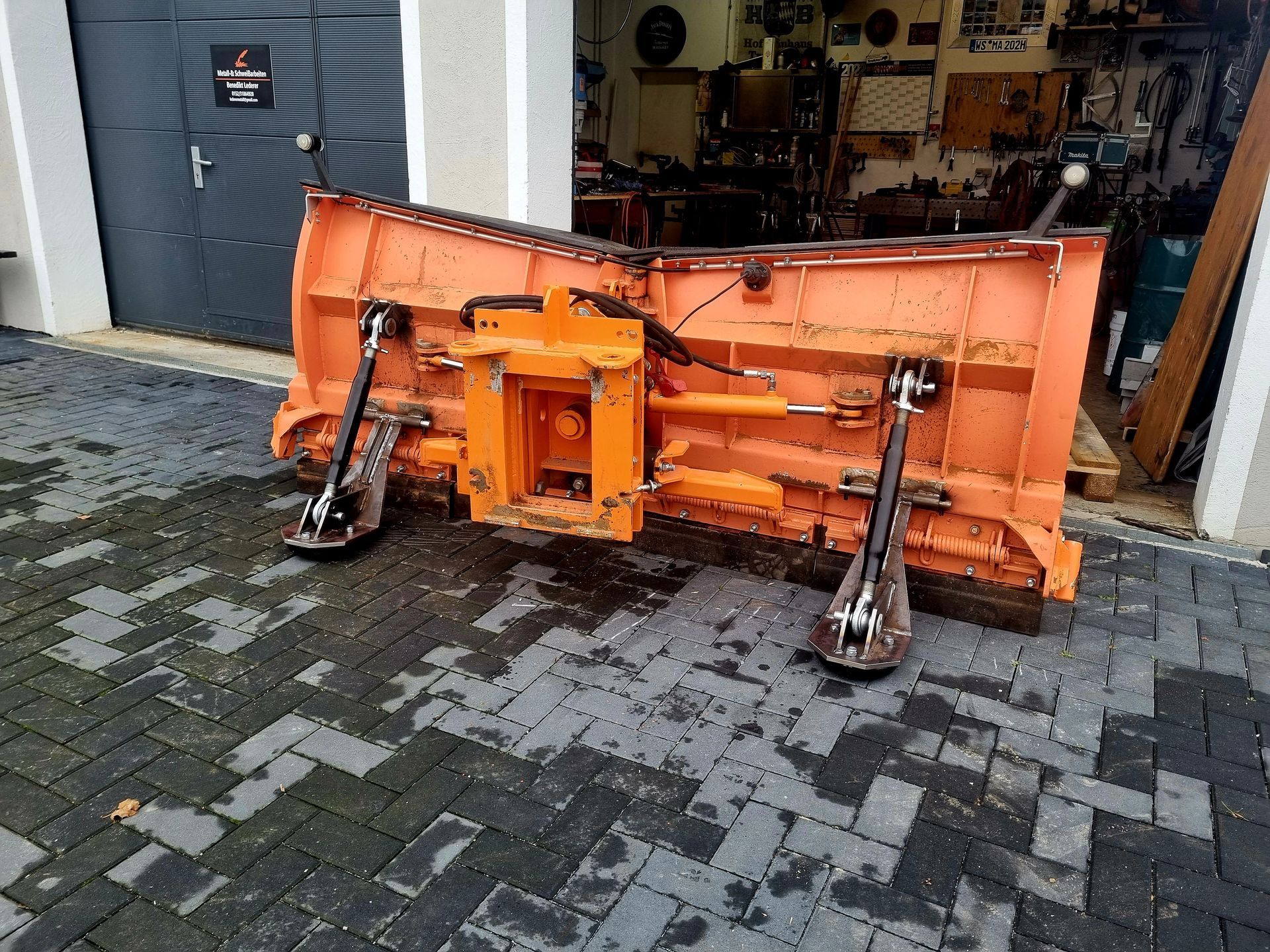 Kommunal Schneepflug aus Stahl