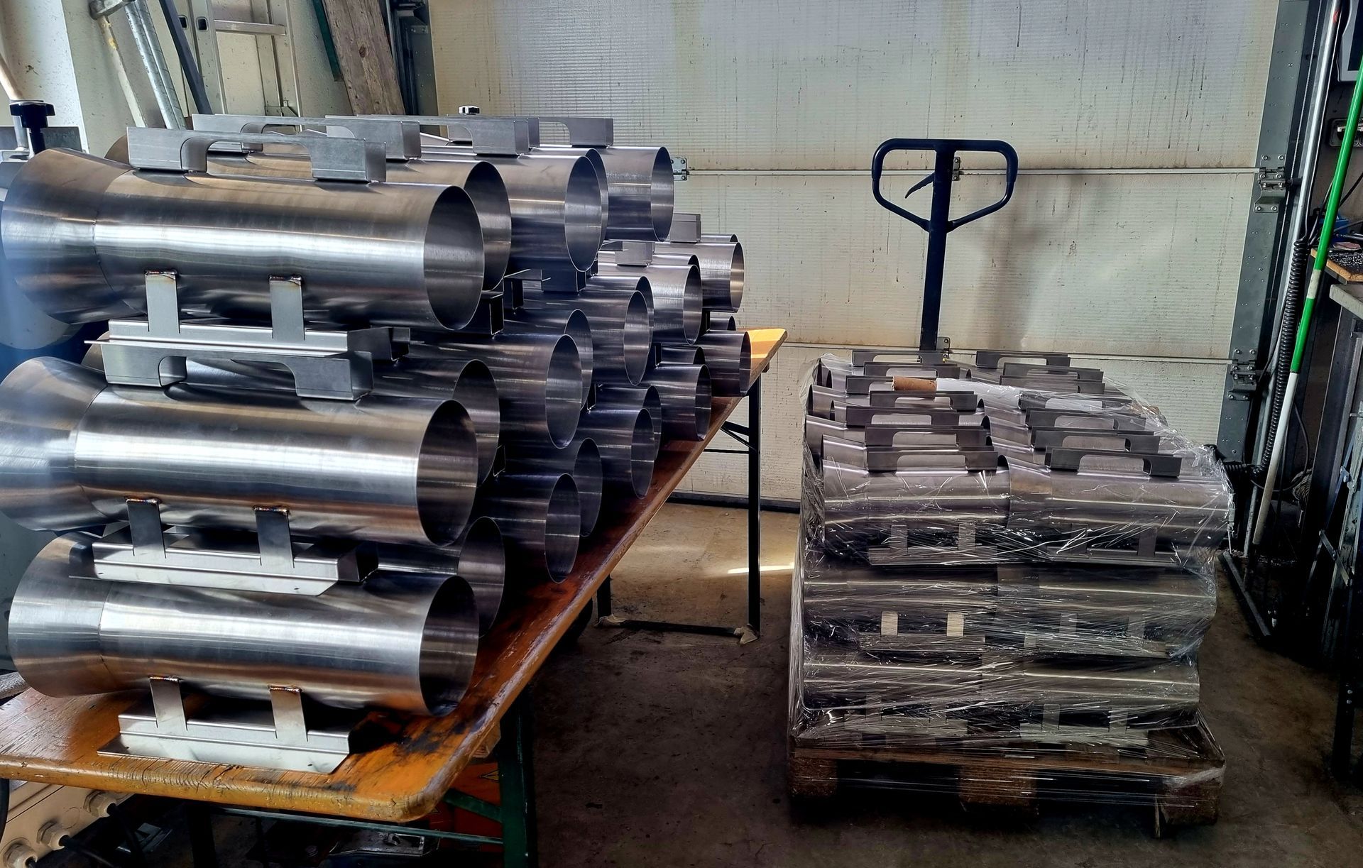 Stahlrohre in der Metallbau Fertigung