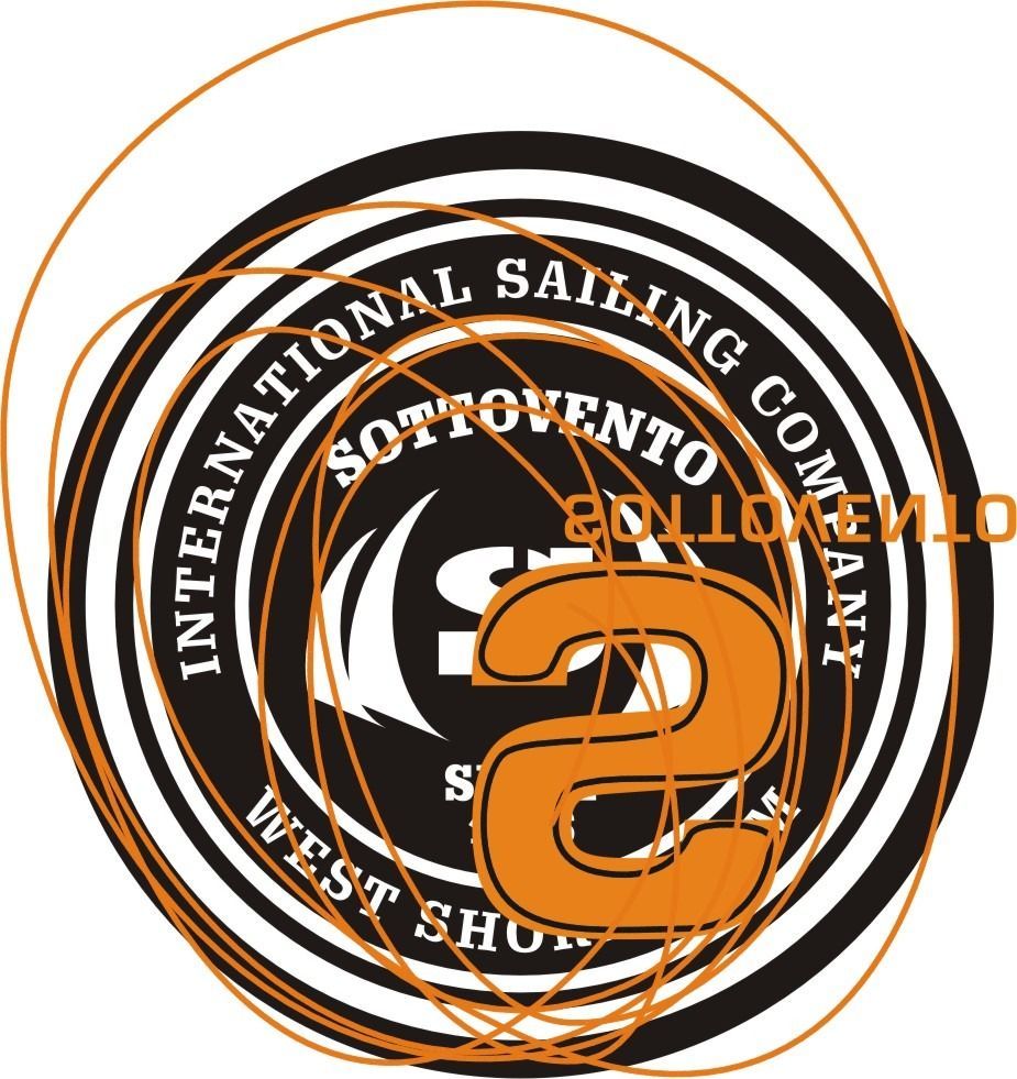 Un logotipo en blanco y negro para la empresa de navegación internacional.