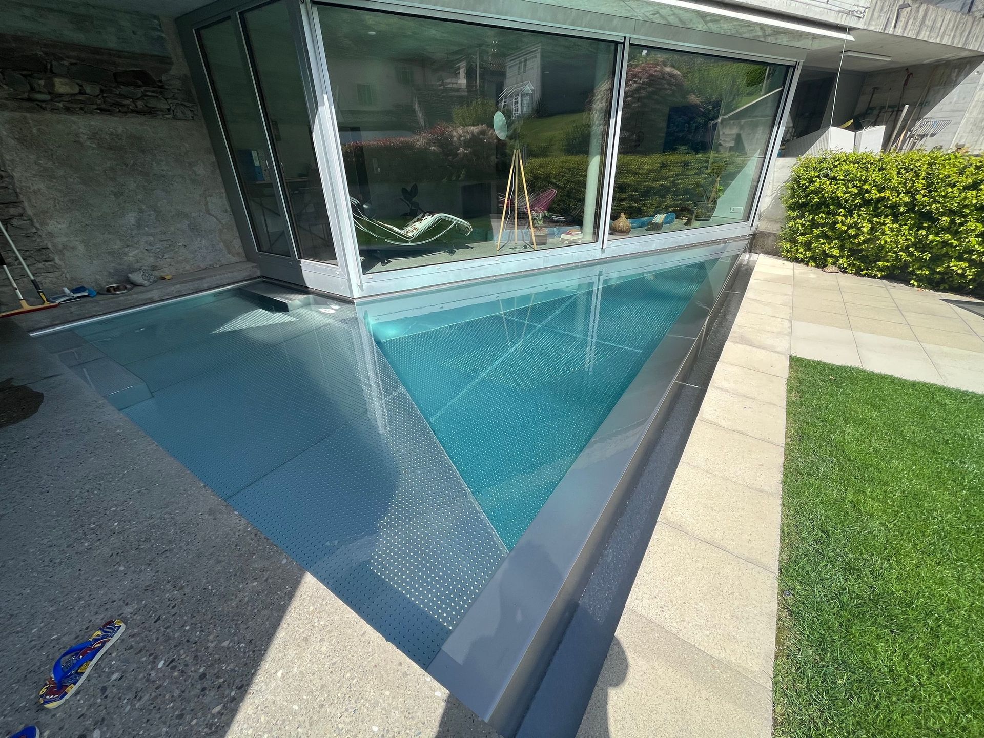 dettaglio di un impianto idrico industriale - Widmer wasser Technik Sagl