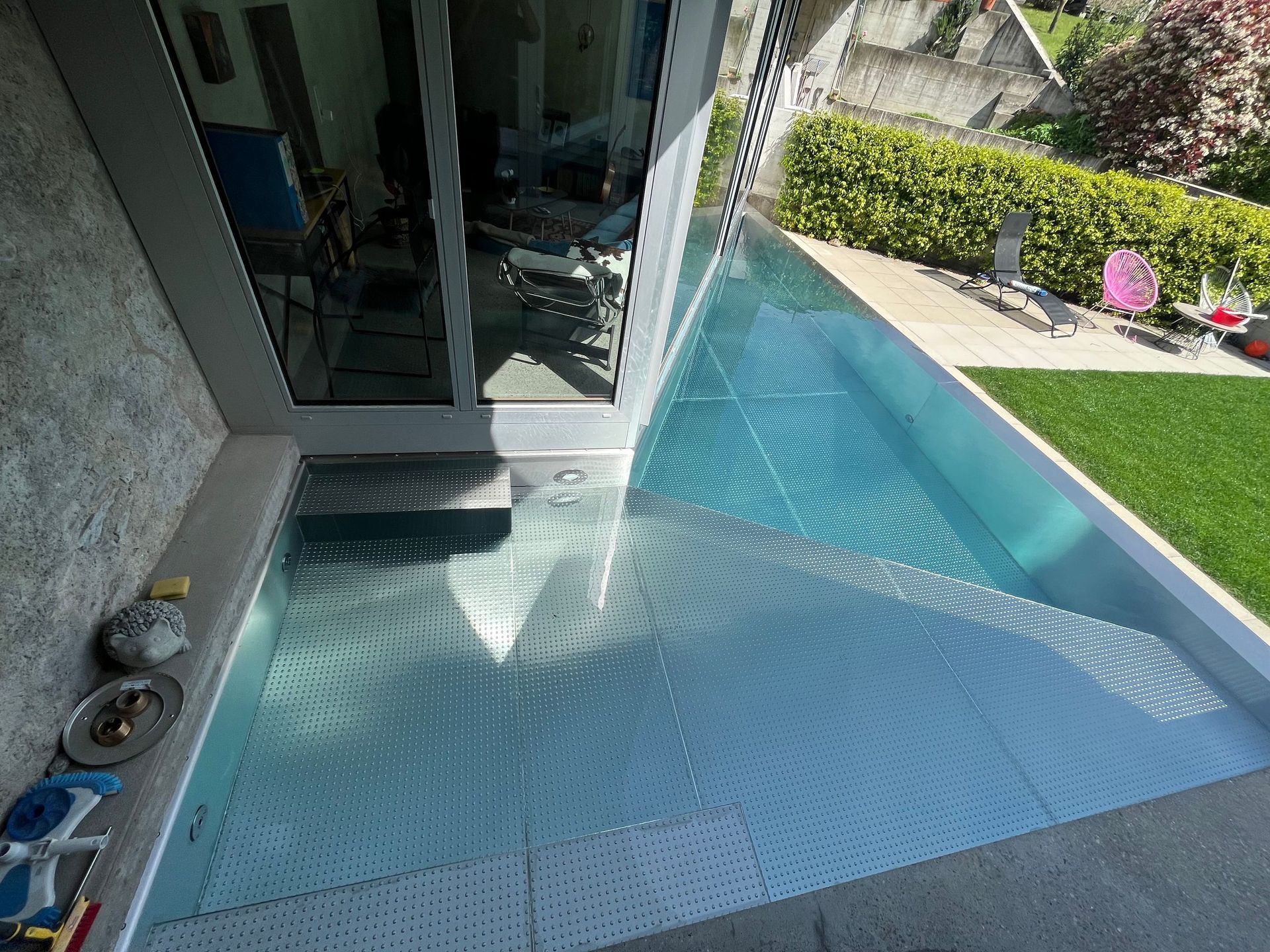 dettaglio di un impianto idrico industriale - Widmer wasser Technik Sagl