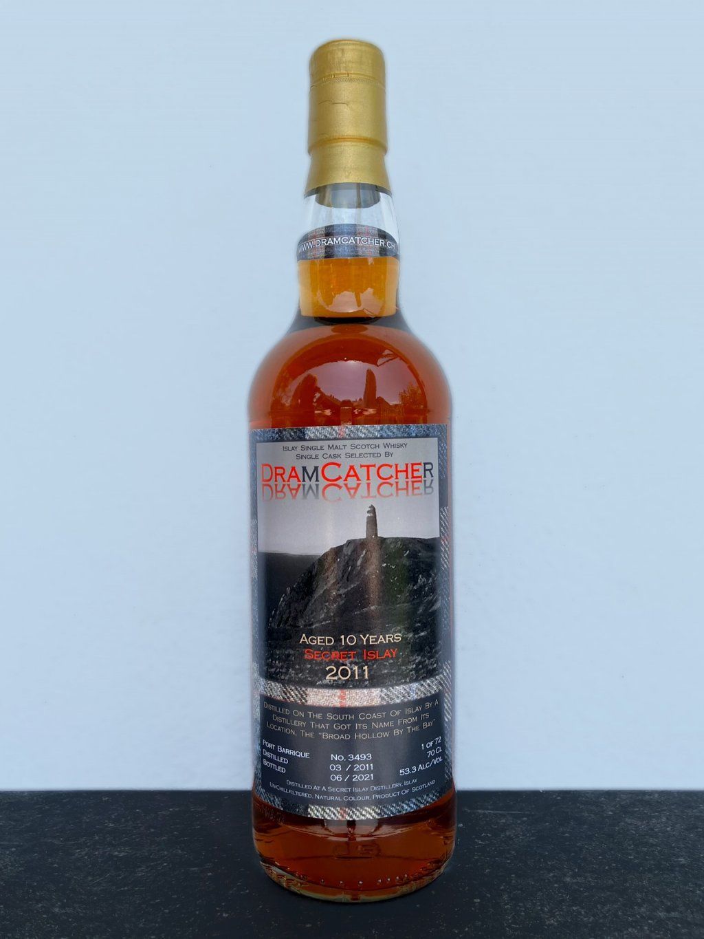 DramCatcher Secret Islay 2011 Bottle