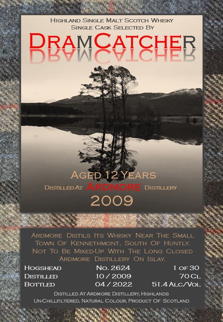 DramCatcher Ardmore 2009 Label