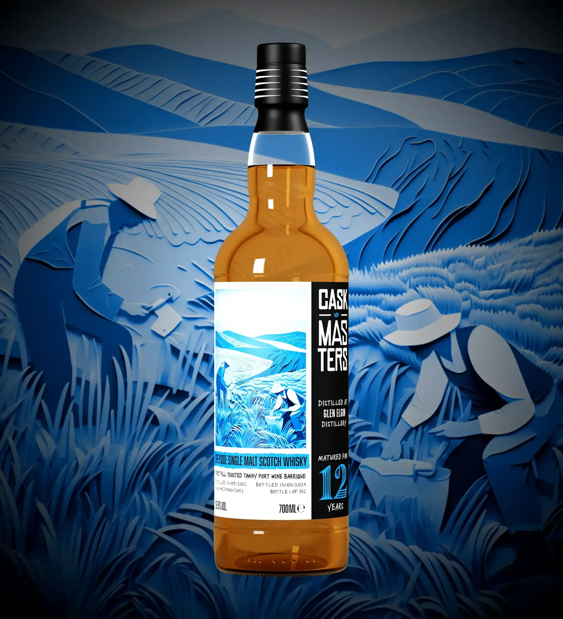 Brave New Spirits - Glen Elgin - 12yo - Speyside Single Malt Scotch Whisky
Finished in a first-fill toasted Tawny Port Wine Barrique
Strength:
56.9% ABV
Bottles:
332
Tasting Notes:
Mirabelle plums, pear drops, white pepper, oak char, herbal notes