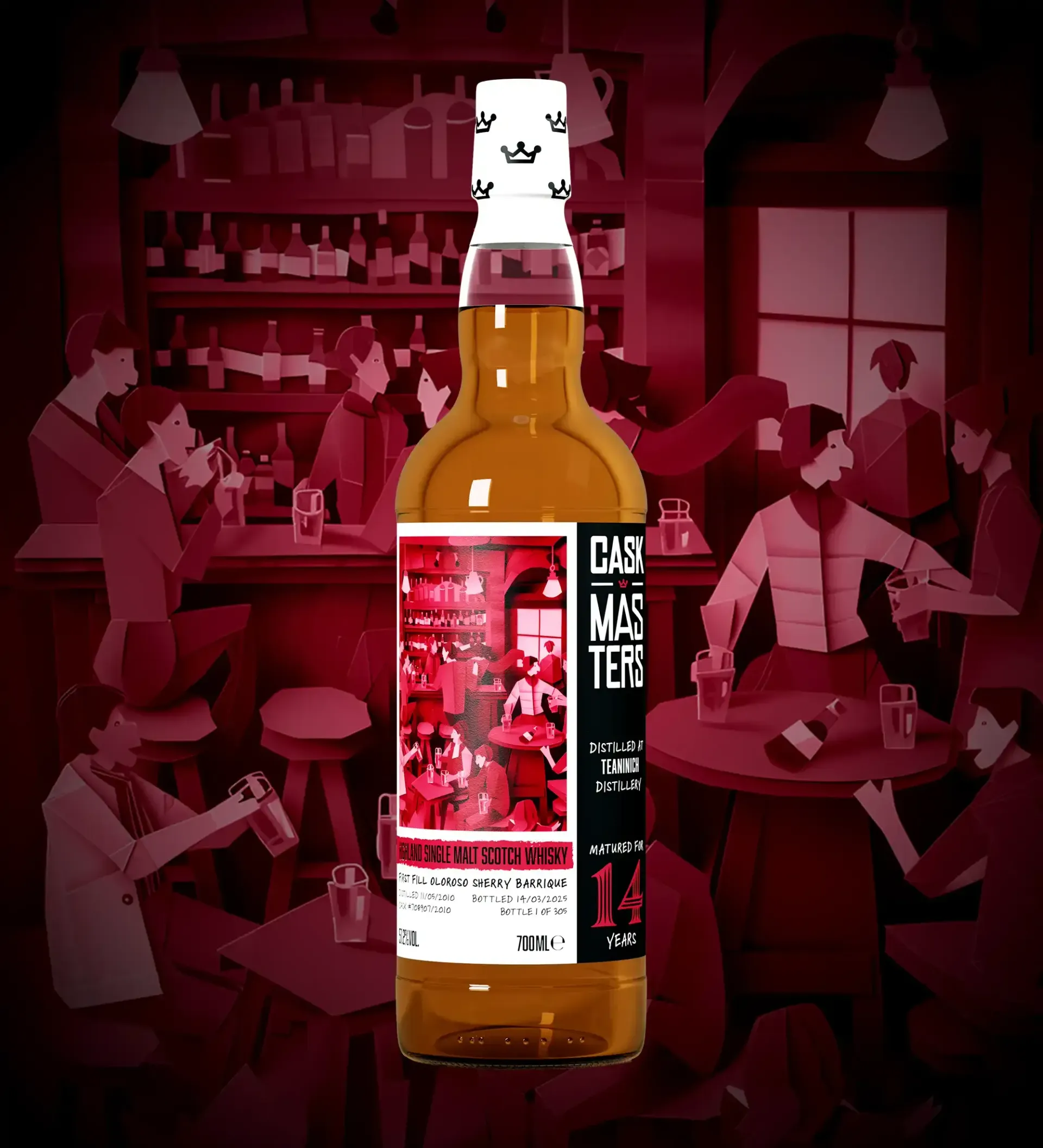 Brave New Spirits - Teaninich - 14yo - Highland Single Malt Scotch Whisky
Finished in a first fill Oloroso Sherry Barrique
Strength:
51.2% ABV
Bottles:
305
Tasting Notes:
Candied ginger, grapefruit, walnut cake, soft leather, butterscotch