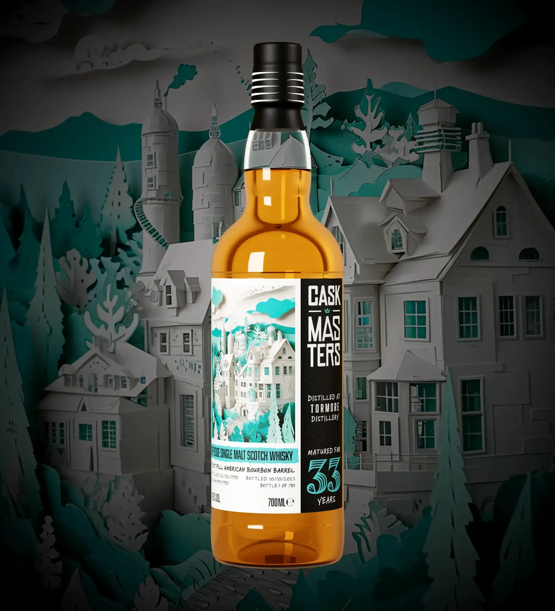 Brave New Spirits - Tormore - 33yo - Speyside Single Malt Scotch Whisky Matured in American Bourbon Barrel Strength: 49.8% ABV Bottles: 190 Tasting Notes: Dried mango, blood orange, caramelized sweetness, baking spices