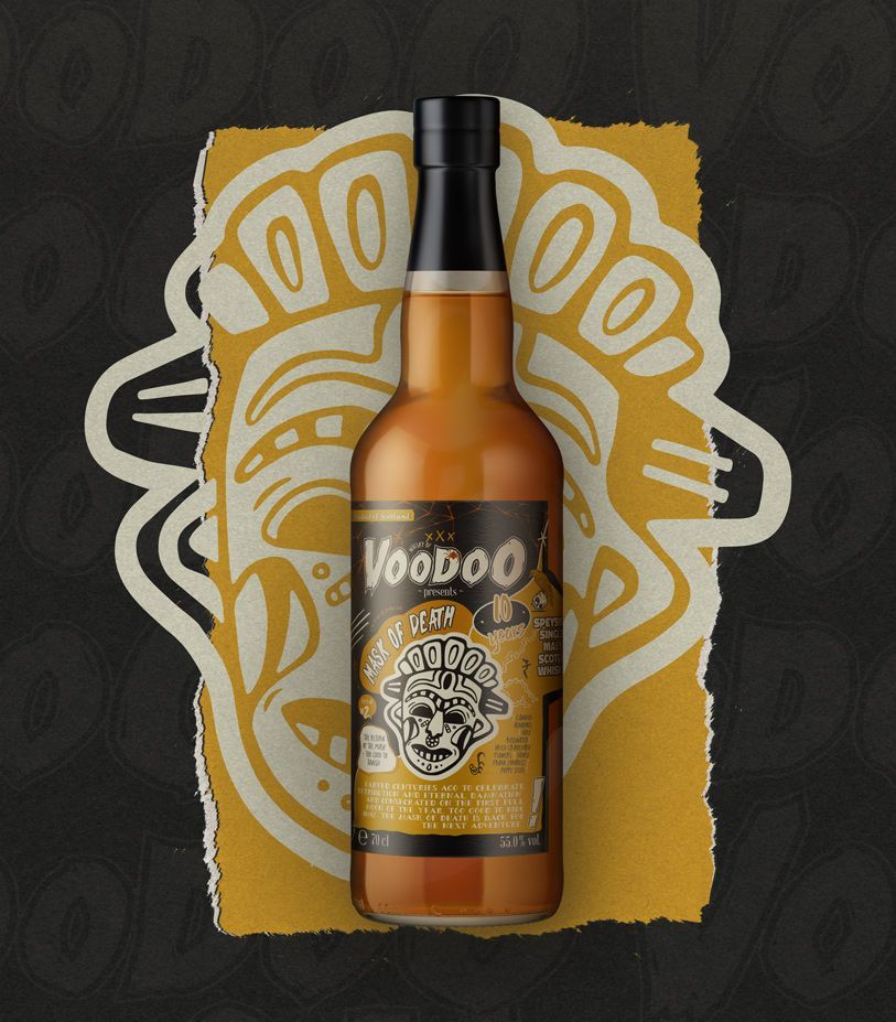 Brave New Spirits - Dailuaine - Mask of Death II - 10yo - Single Malt Scotch Whisky
Bourbon Barrels
Region:
Speyside
Distillery:
Dailuaine
Age:
10 yrs
Strength:
55%
Bottles:
Tasting Notes:
Candied almonds, rosewater, dried flowers, honey, poppy seeds