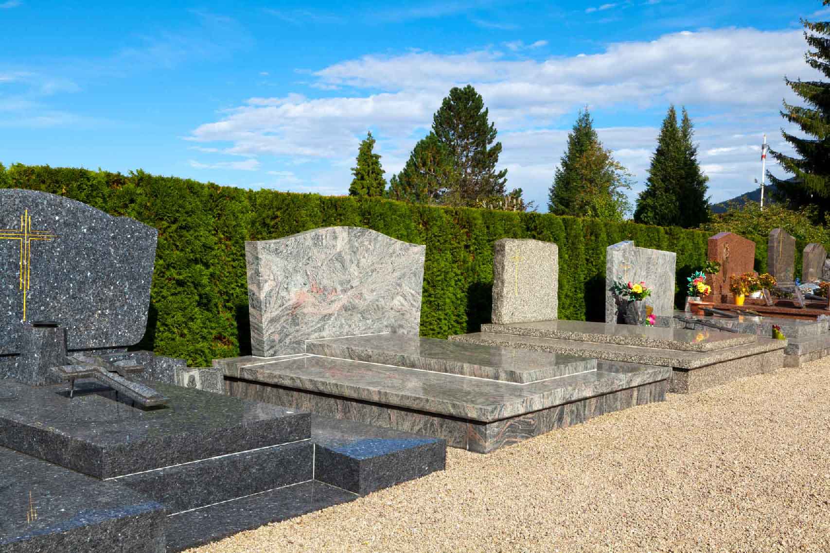 Monument funéraire en marbre
