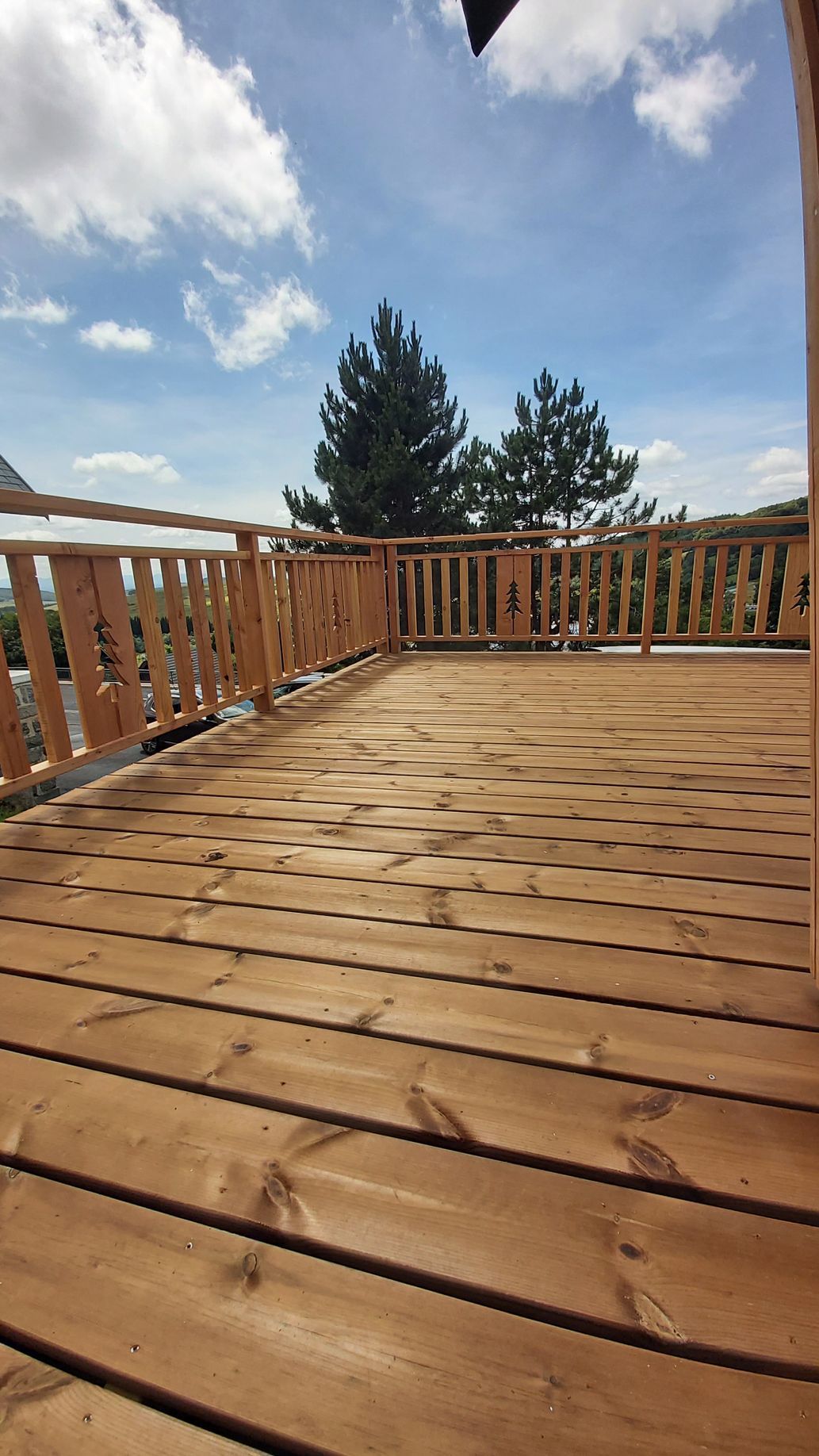 Grande terrasse en bois