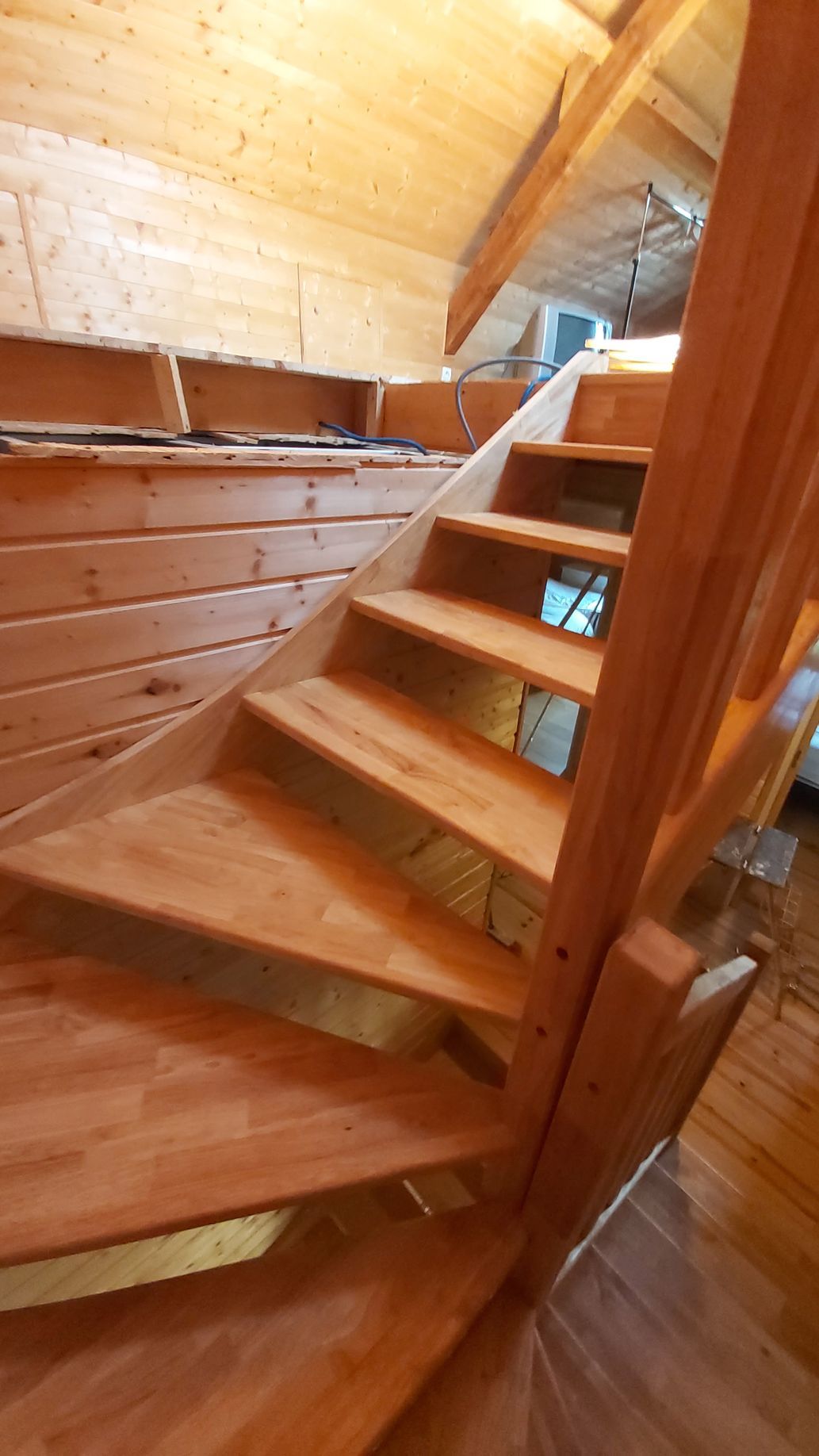 Aménagement d'un escalier en bois