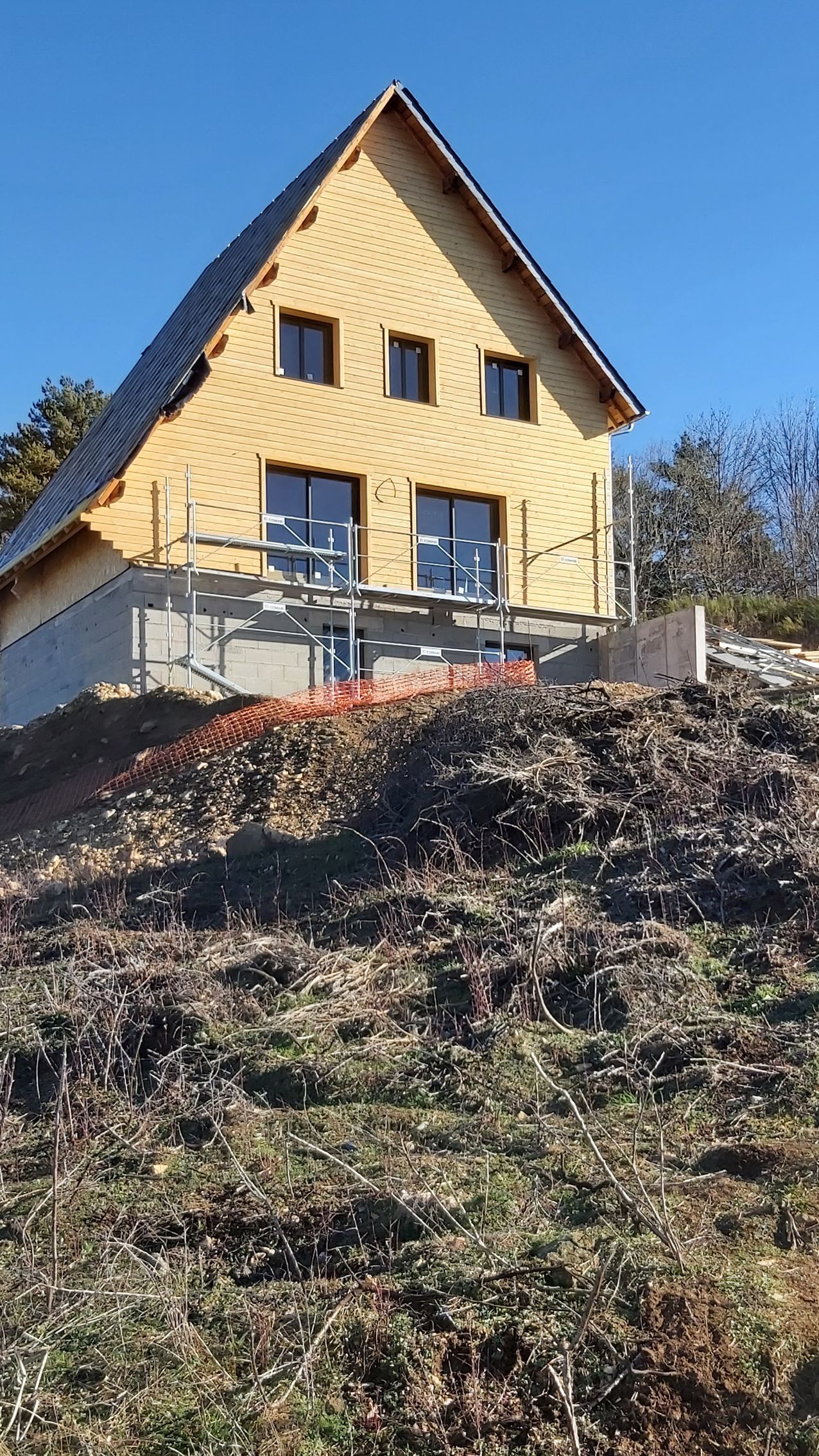 Construction d'une maison neuve