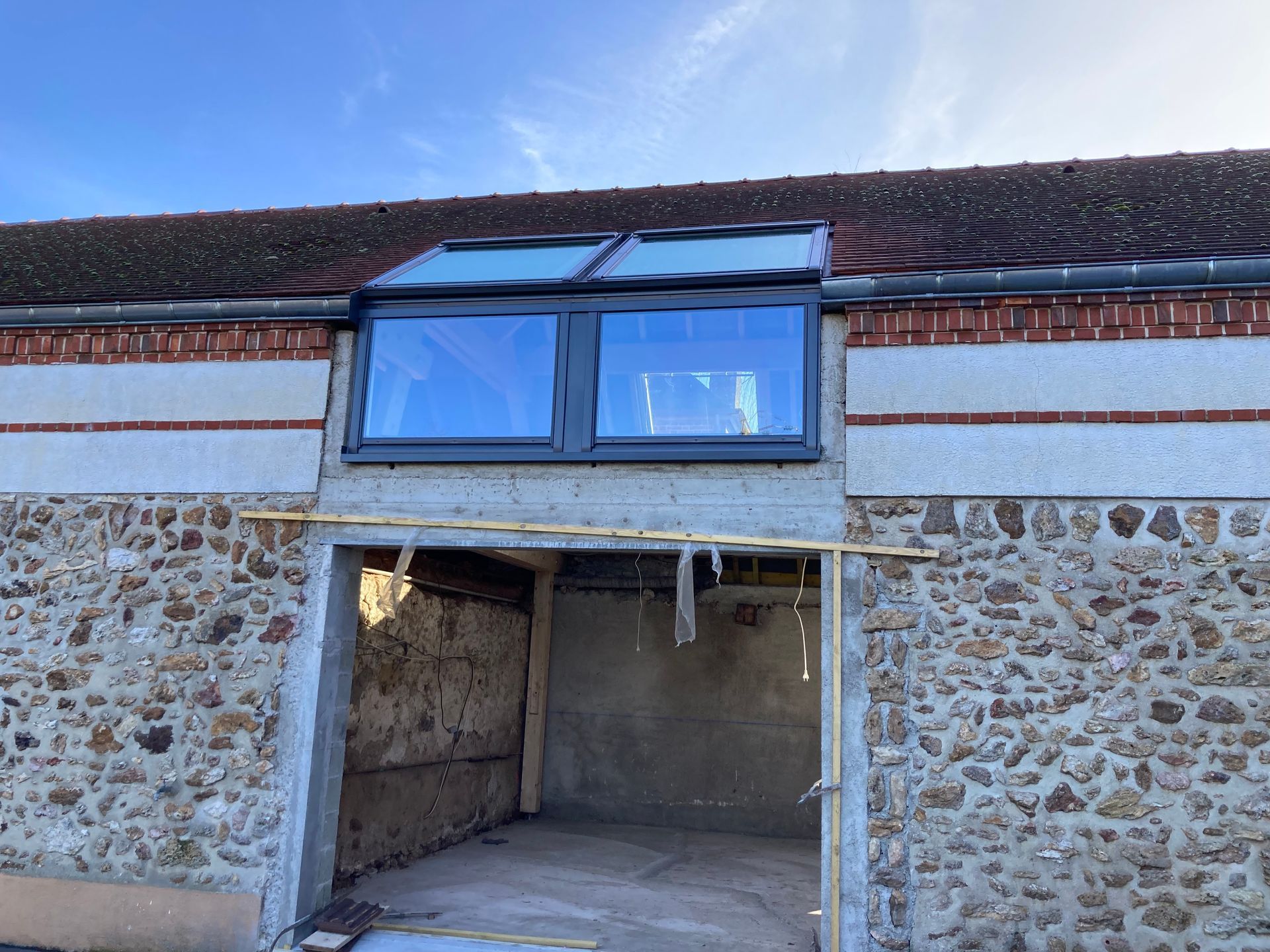 Double fenêtres de toit