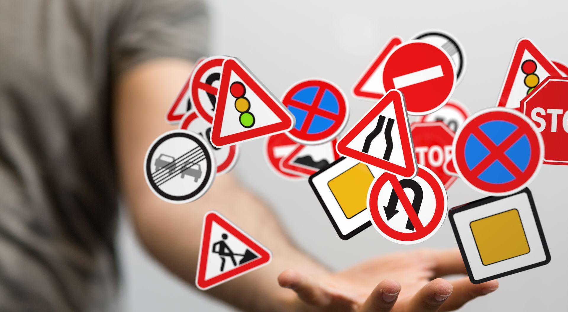 Divers panneaux de signalisation