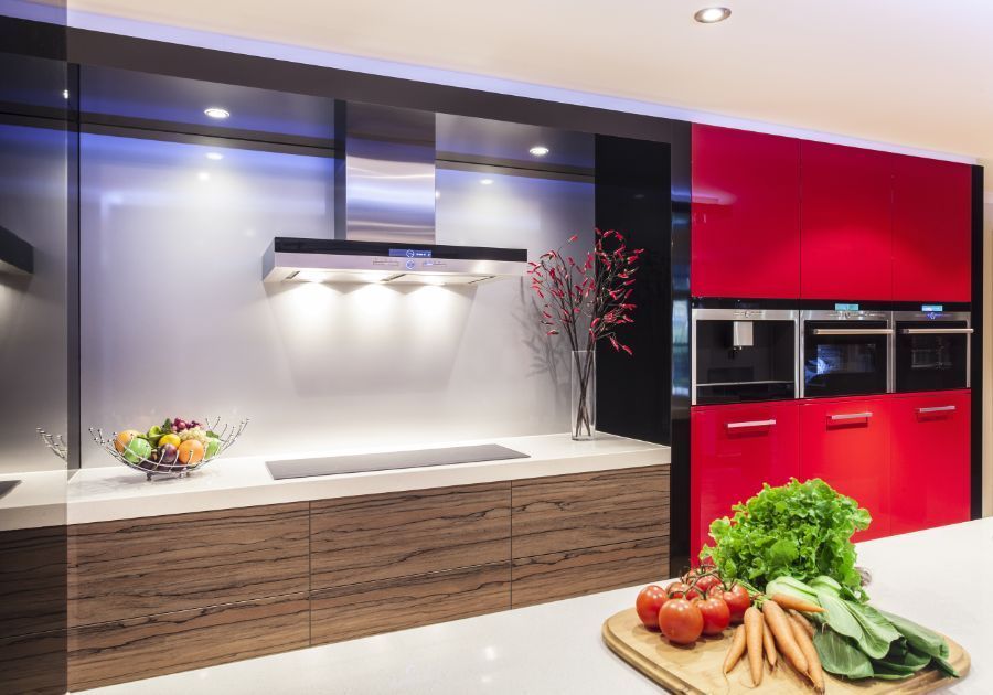 Atrévete con un color llamativo para la cocina