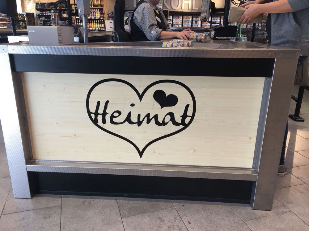 Ein Zähler mit einem Herz und dem Wort 