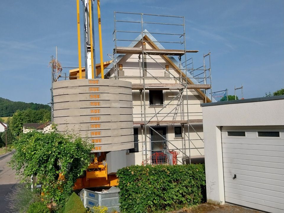 Baustelle der Keinert Baubetrieb GmbH & Co. KG