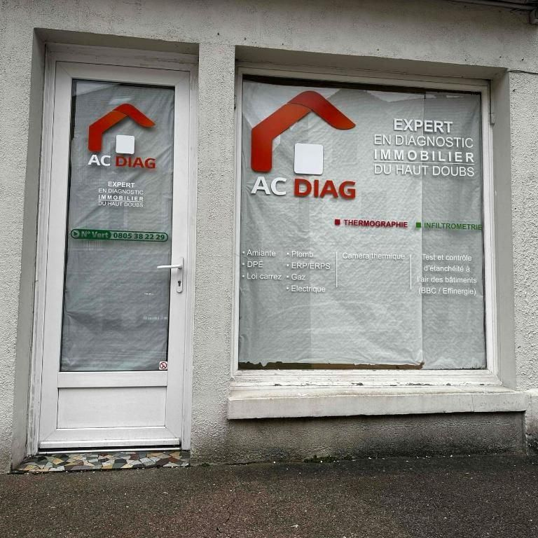 Façade de l'agence AC DIAG située à Maîche.