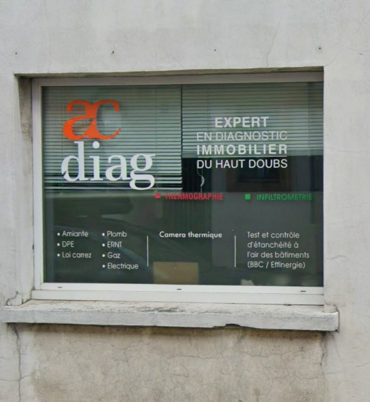 Vitrine de l'entreprise AC DIAG.