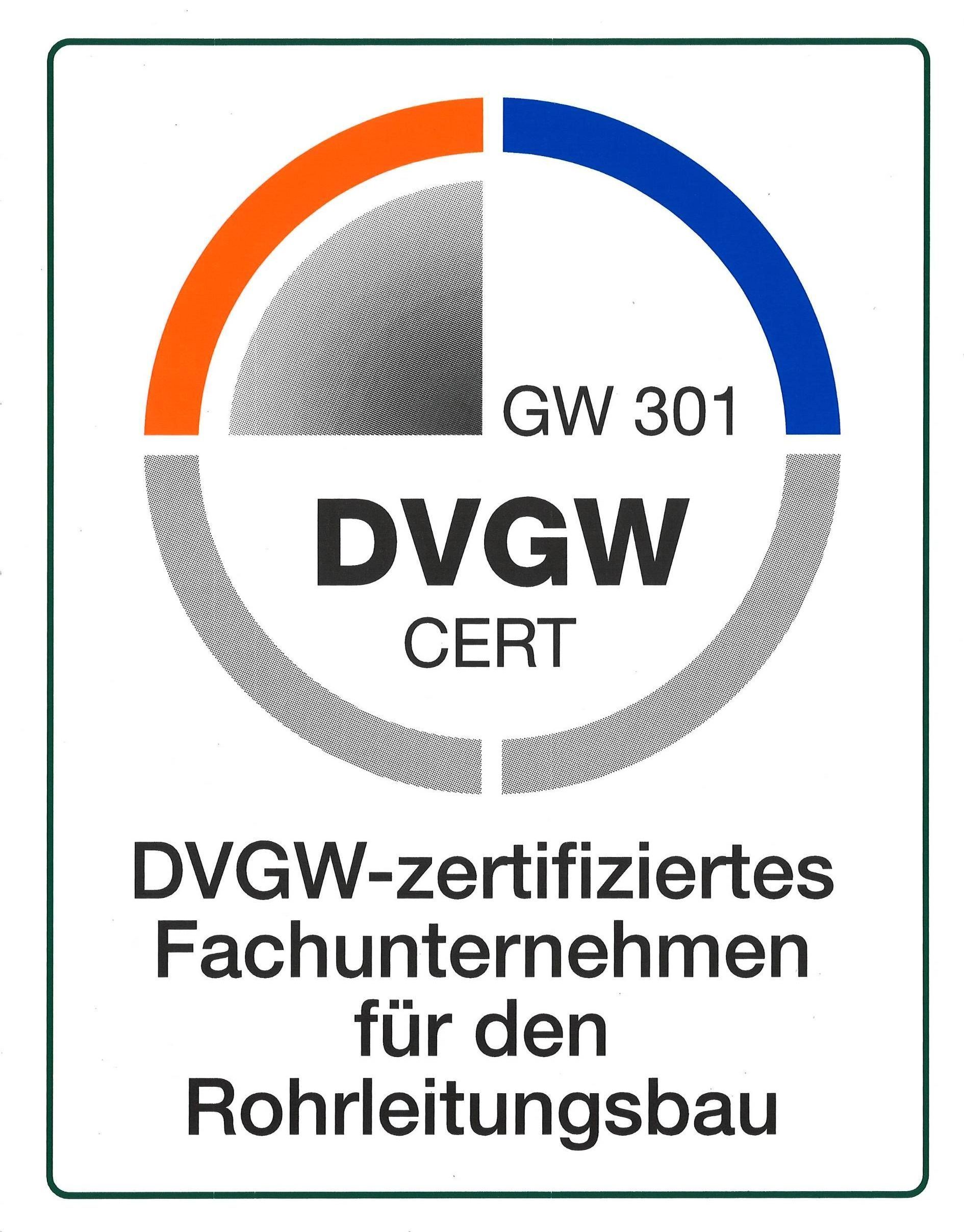 DVGW Zertifikat
