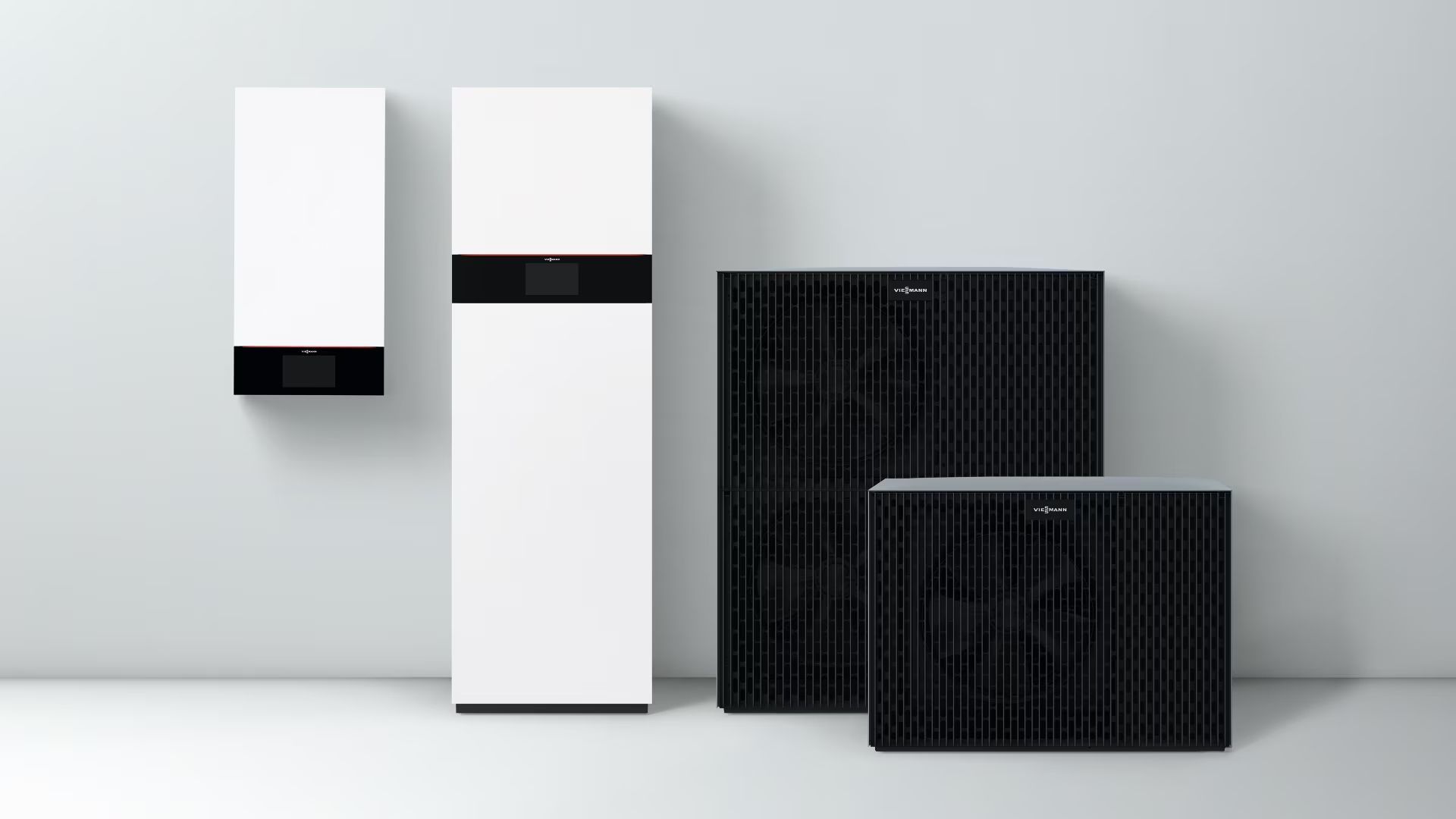 Plusieurs chauffe-eau thermodynamiques.