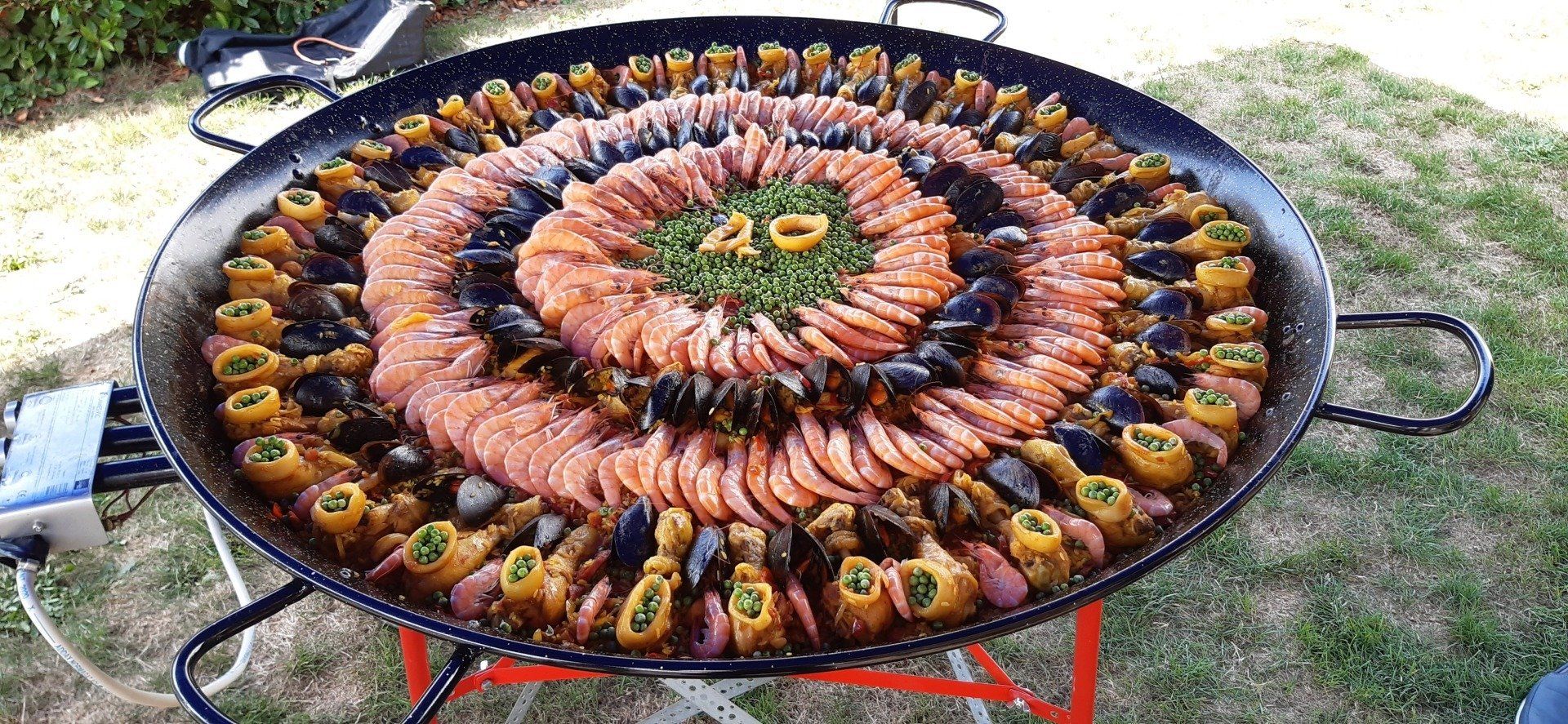 Plateau de paella 40 ans.