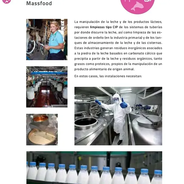 Una página que dice massfood en la parte superior.