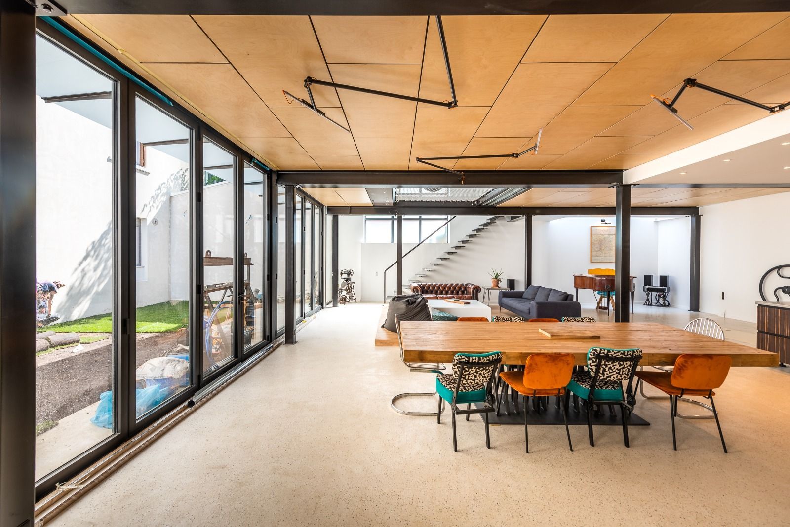 Intérieur d'une véranda.