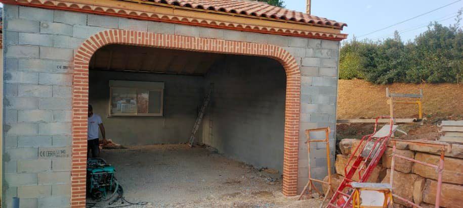 Construction d'un garage