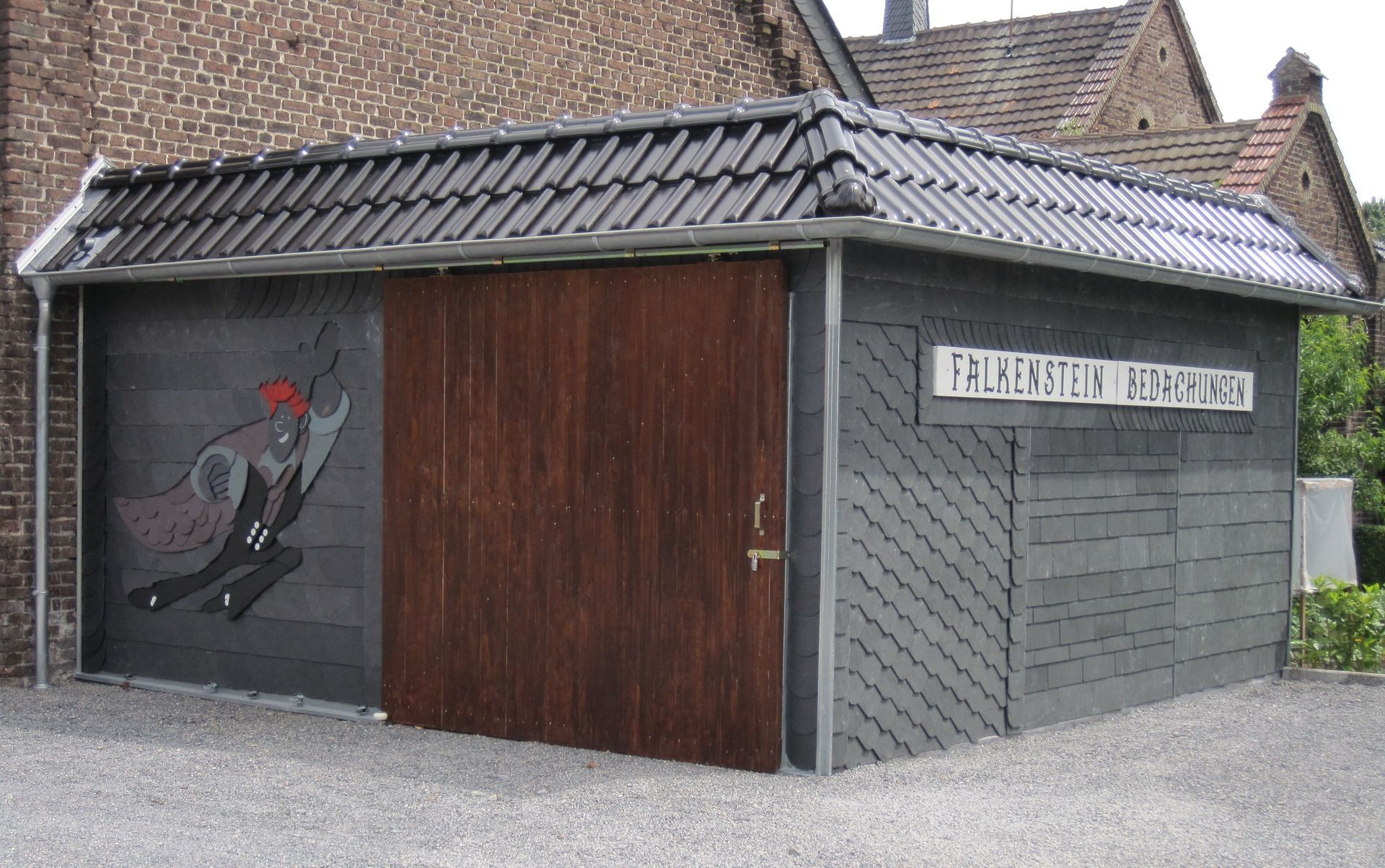 Anbau mit Schindelverkleidung