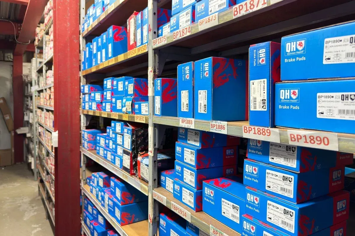 Stock de plaquettes de frein