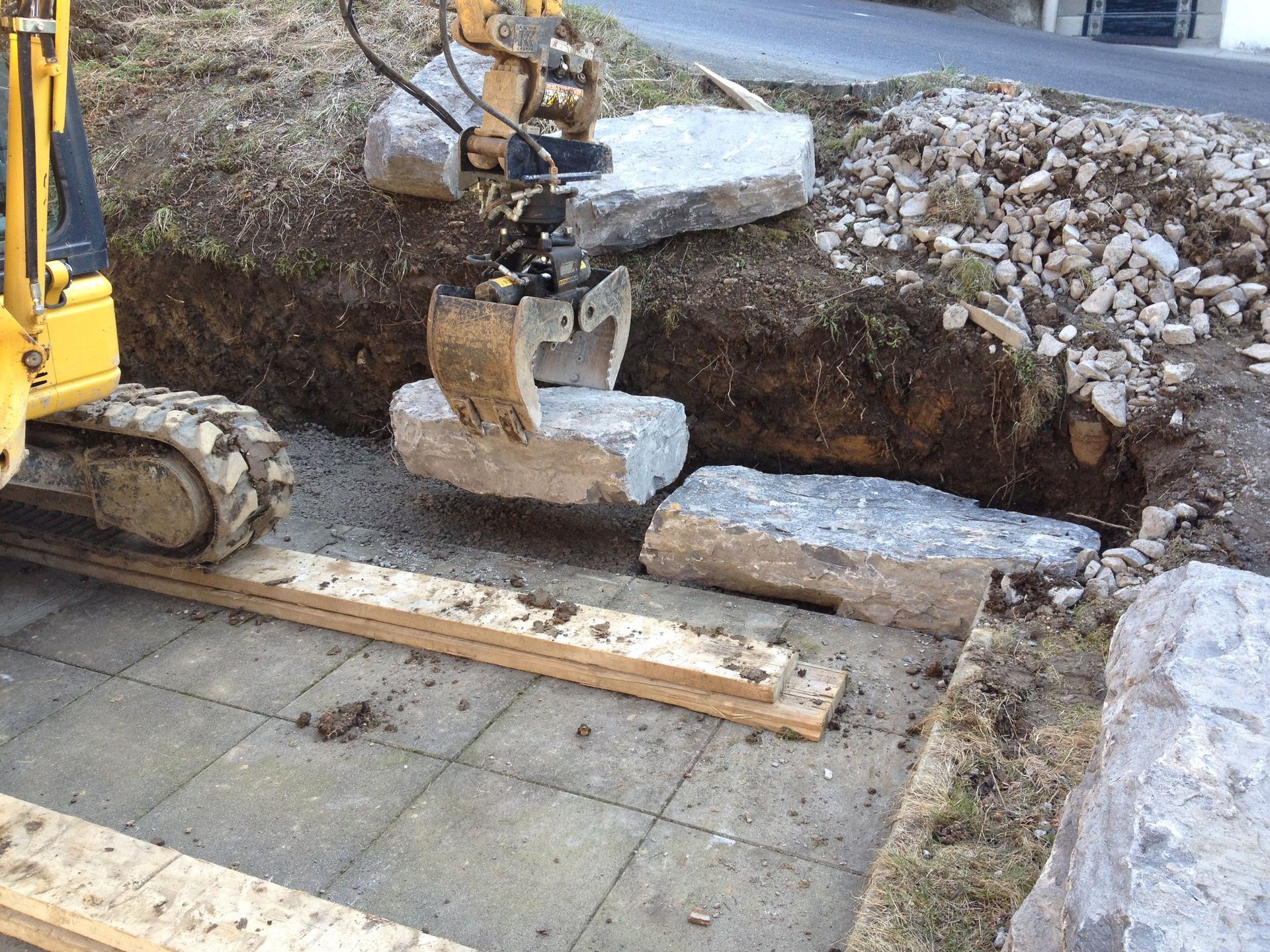 Haus aussen - Schick Holzbau und Umgebungsarbeiten