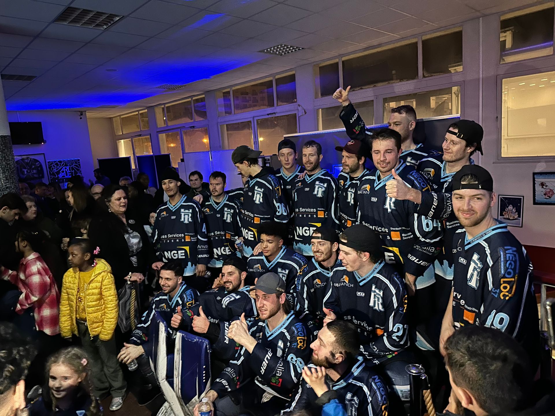 Société de TP sponsor de l'équipe de hockey de Tours