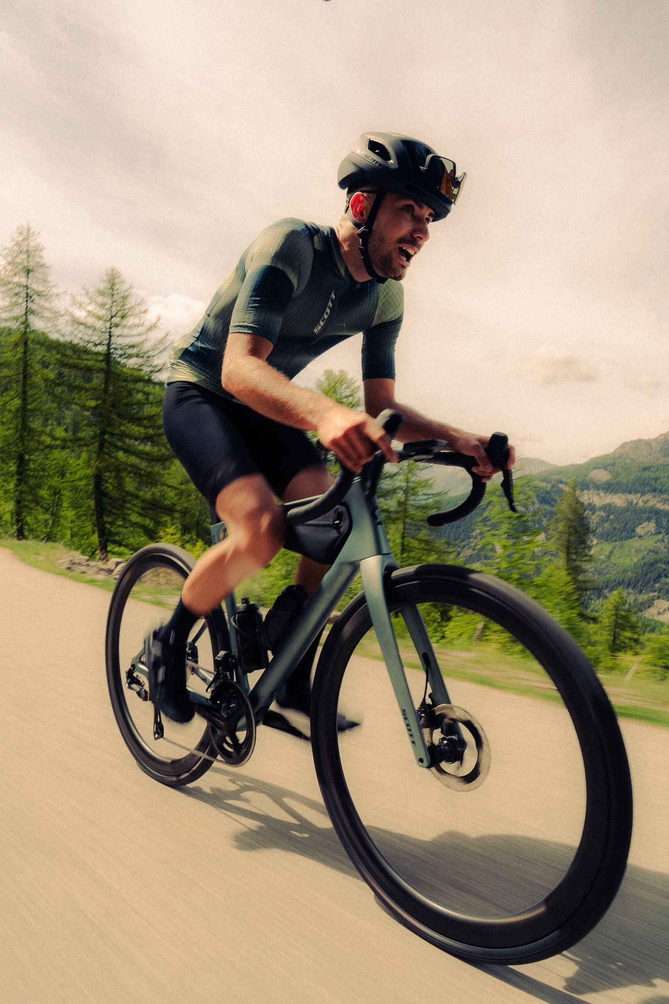 Un vélo de route d'endurance