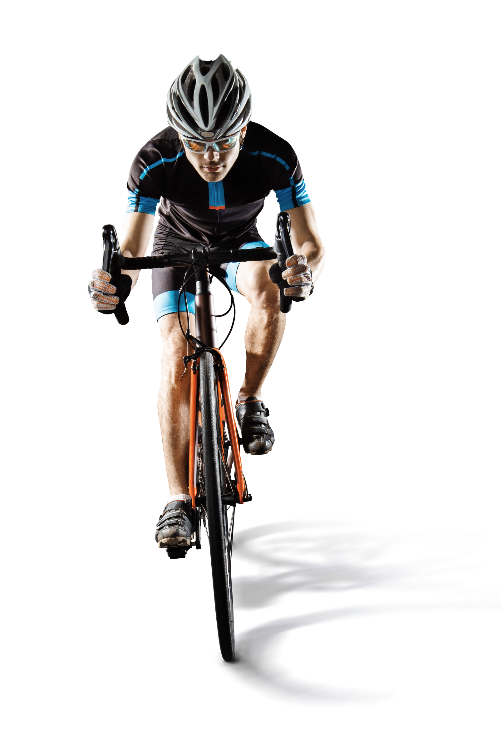 Un homme sur un vélo