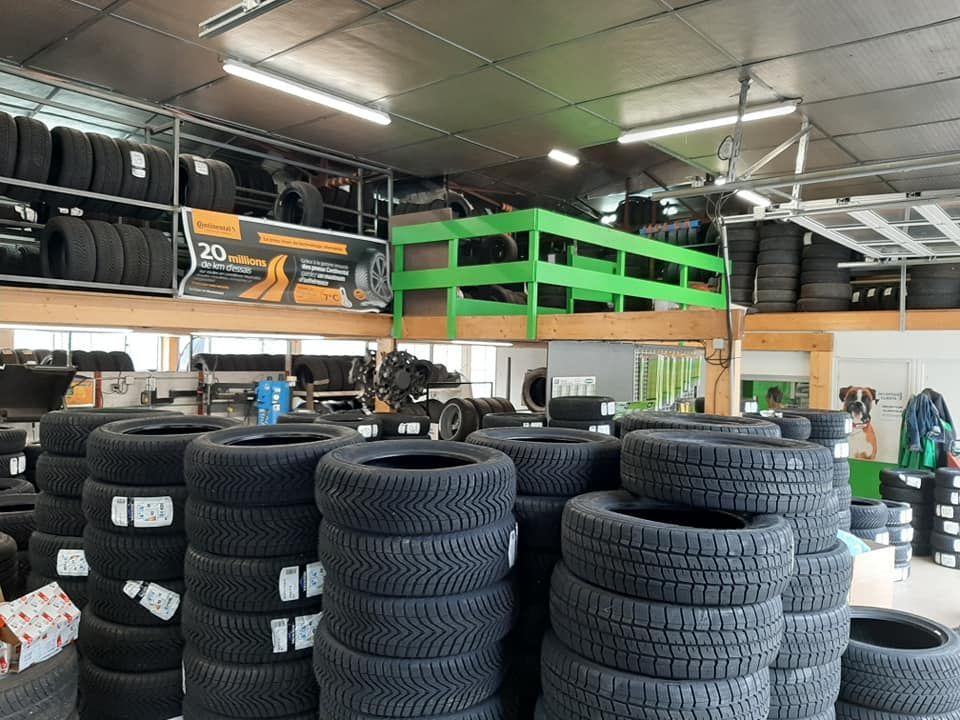 Stock de pneus