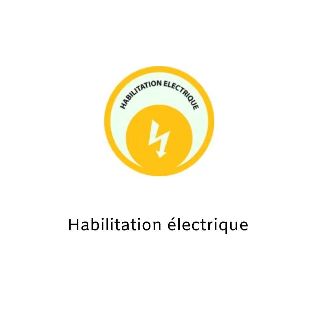 Logo de l'habilitation électrique