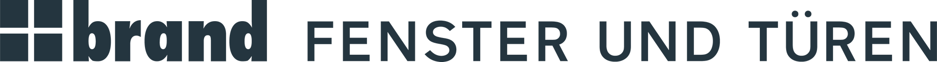 Logo brand Fenster und Türen