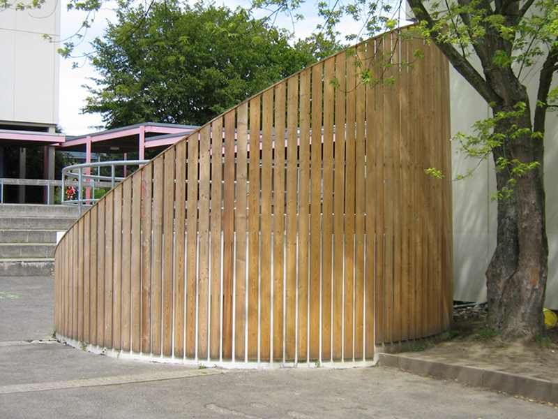 HB Holzbau Breymaier GmbH – runde Holzverkleidung