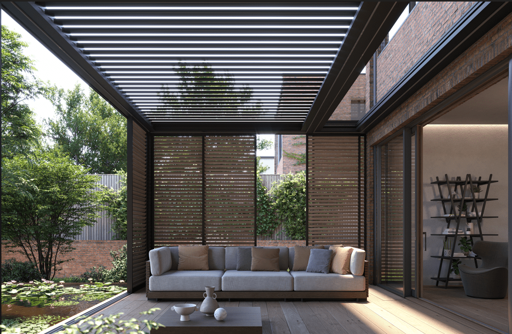 pergola sur terrasse