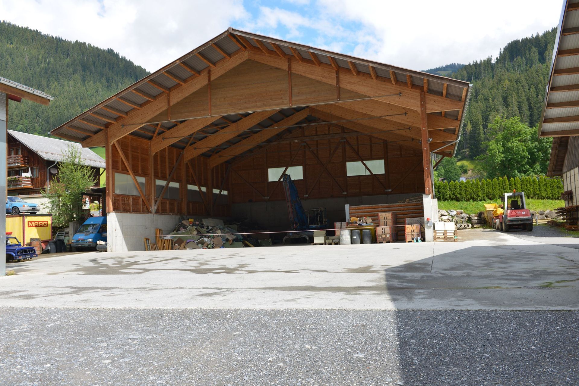 festzelte / transport / entsorgung - kilian + luzia wyssen - matten (st. stephan)