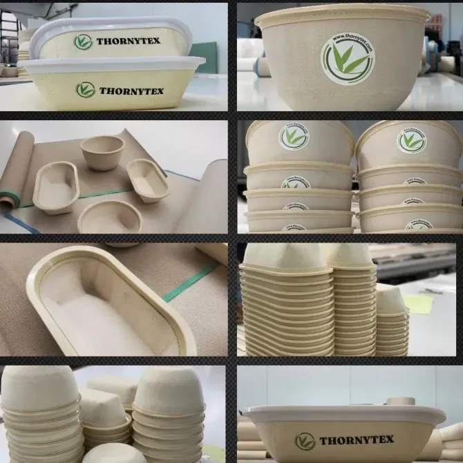 Un collage de diferentes tipos de cuencos de Thornytex.