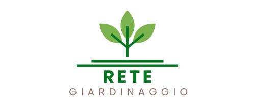 A logo for a company called rete giardinaggio