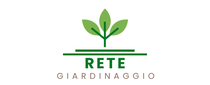 A logo for a company called rete giardinaggio