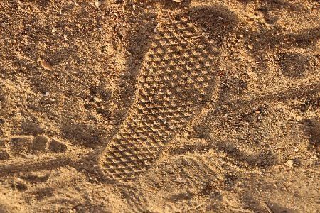 Grauer und schwarzer Wakeboard-Schuh mit schwarzen Schnürsenkeln.