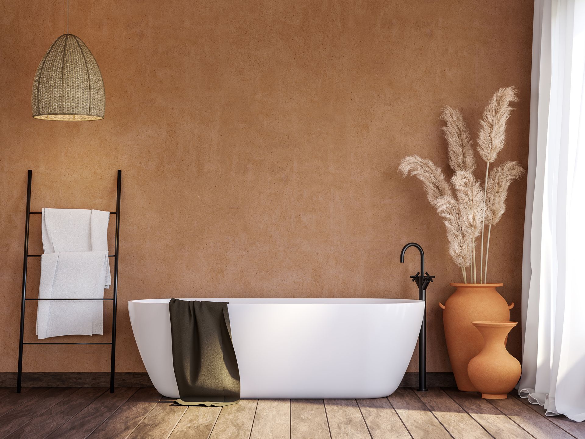 Une baignoire